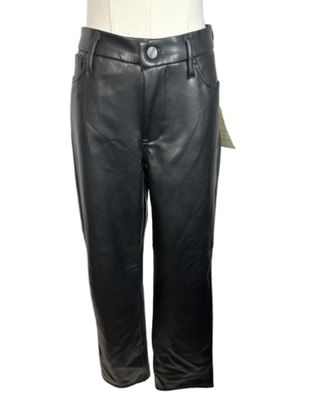 NYDJ Sculpt-Her Black Faux Leather Pants